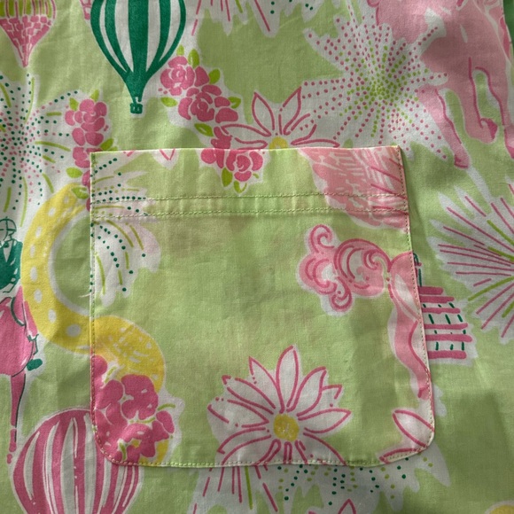 Custom Made Lilly Pulitzer Derby Days Overall Dress 🐎🩷🐴💐🎆💒 - Picture 7 of 10